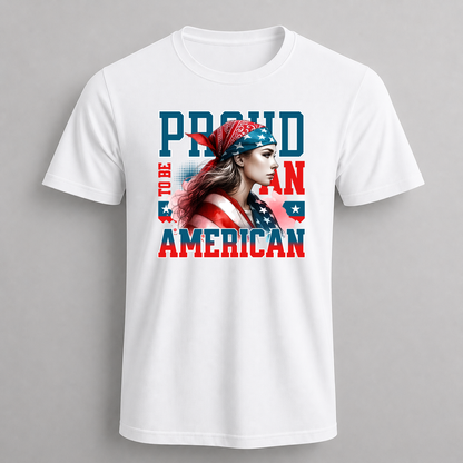 Proud to Be American Girl Graphic T-Shirt