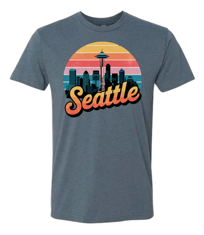 Seattle1 Retro-Shirt