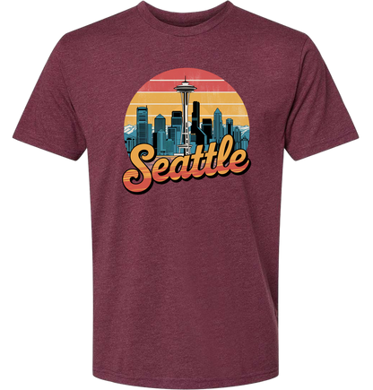 Seattle2 Retro-Shirt