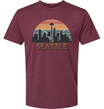 Seattle3 Retro-Shirt