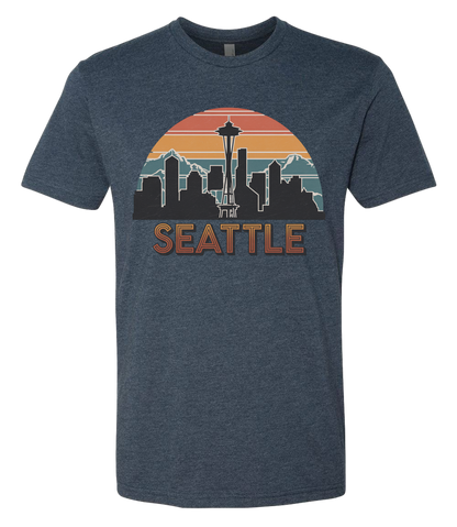 Seattle3 Retro-Shirt