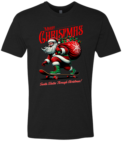 Christmas Santa on Skates