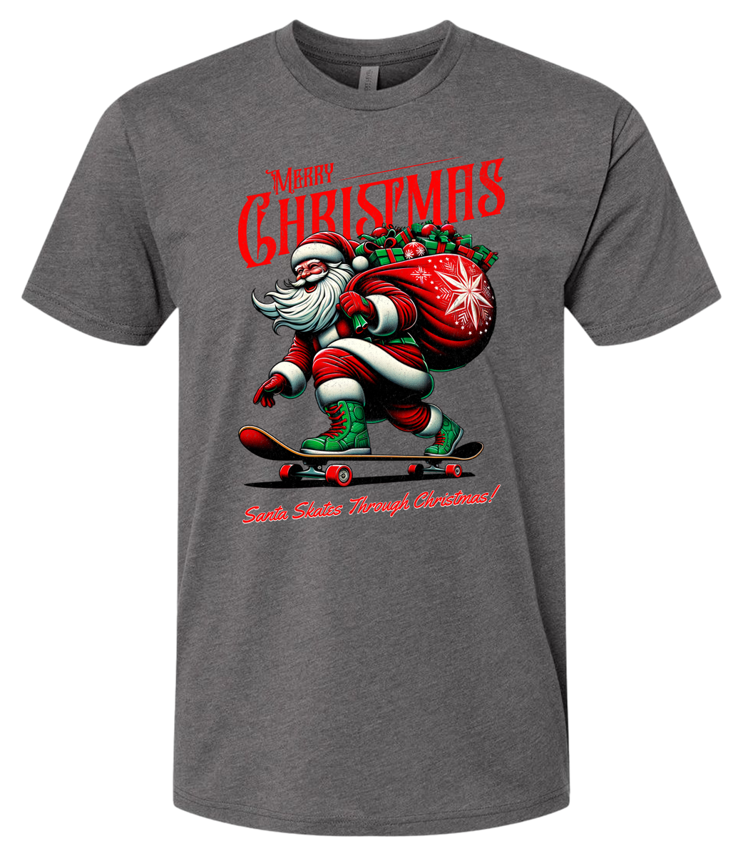 Christmas Santa on Skates