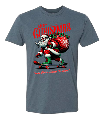 Christmas Santa on Skates