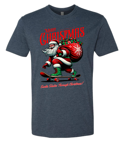 Christmas Santa on Skates