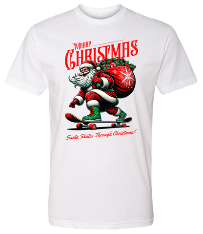 Christmas Santa on Skates