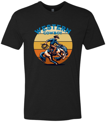 Western Cowboy Riding