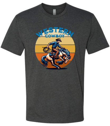 Western Cowboy Riding