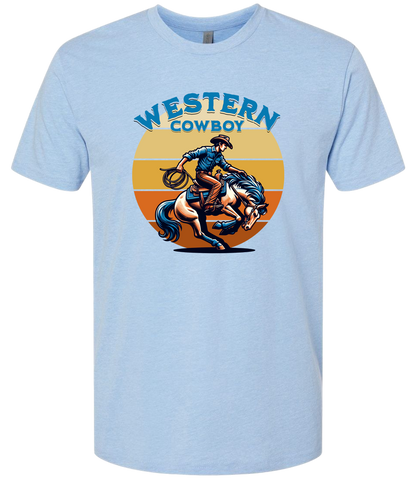 Western Cowboy Riding