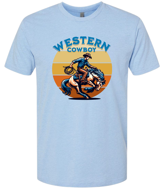 Western Cowboy Riding