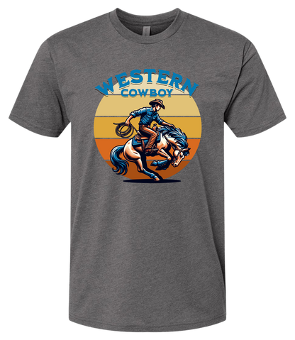 Western Cowboy Riding