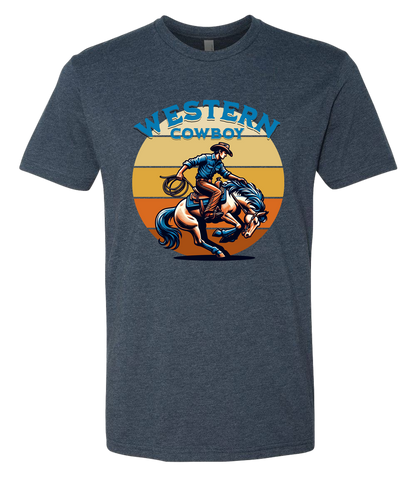 Western Cowboy Riding