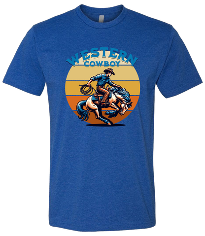 Western Cowboy Riding