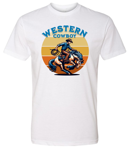 Western Cowboy Riding